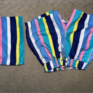 Colorful Striped Shorts